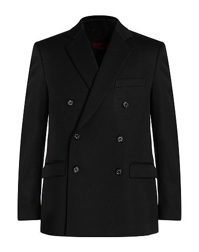 424 FOURTWOFOUR Blazer Black 100% Virgin Wool