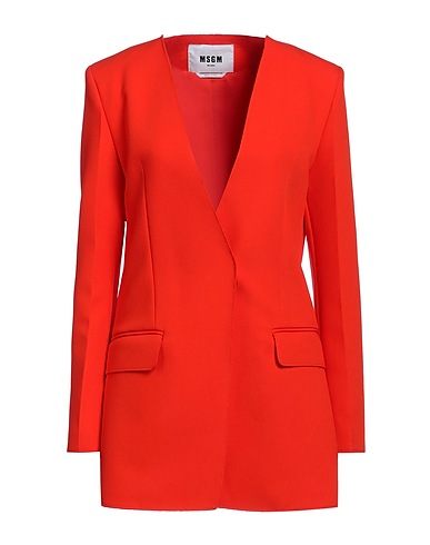 MSGM Giacca Arancione 84% Poliestere, 10% Viscosa, 6% Elastan