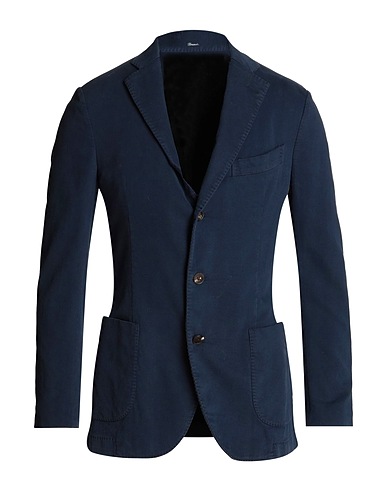 DRUMOHR Blazer Navy 99% Cotton, 1% Elastane