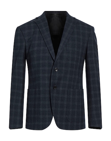 SERGIO VERSARI Blazer Midnight blue 75% Polyester, 24% Viscose, 1% Elastane