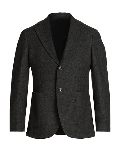 MP MASSIMO PIOMBO Blazer Dark green 55% Wool, 35% Polyester, 10% Nylon