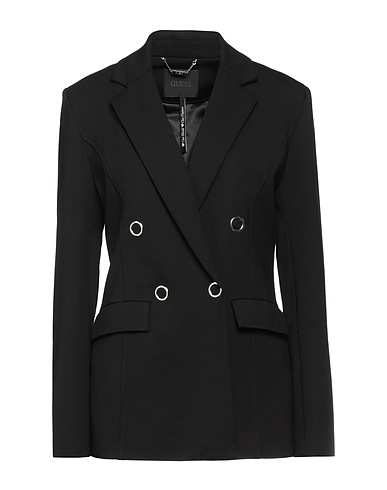 GUESS Blazer Black 65% Viscose, 30% Polyester, 5% Elastane
