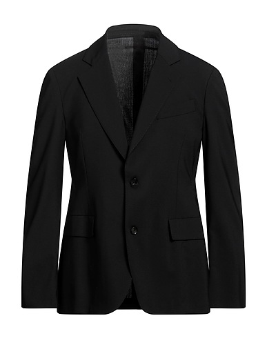 FERRAGAMO Blazer Black 97% Virgin Wool, 3% Elastane