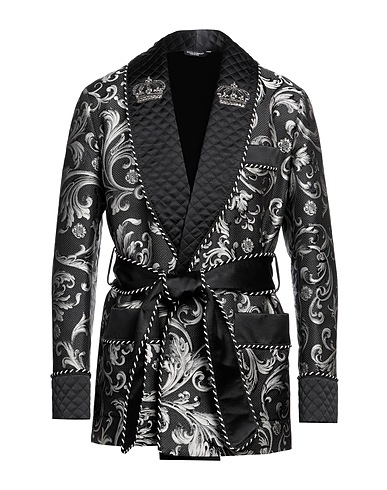 DOLCE&GABBANA Blazer Black 91% Polyester, 9% Silk, Brass