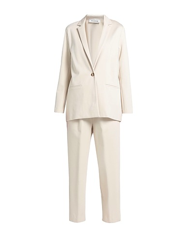 SHIRTAPORTER Suit Beige 52% Cotton, 40% Polyester, 8% Elastane