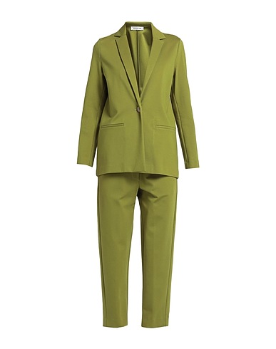 SHIRTAPORTER スーツ グリーン コットン 52% / ポリエステル 40% / ポリウレタン 8%