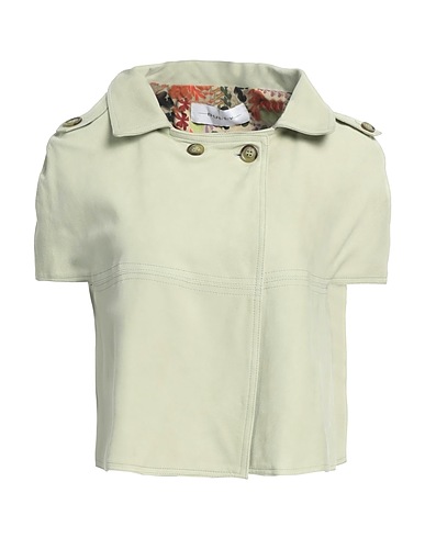BULLY Jacket Light green 100% Lambskin
