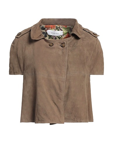 BULLY Giubbotto Khaki 100% Pelle di agnello