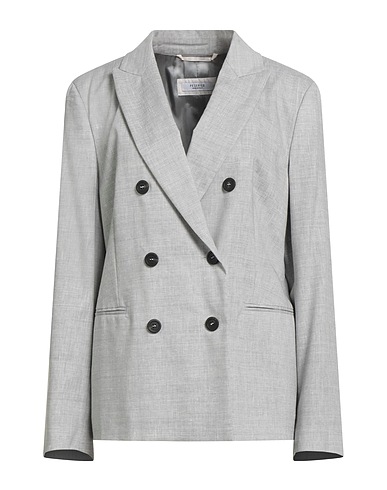 PESERICO Blazer Grey 50% Virgin Wool, 50% Linen