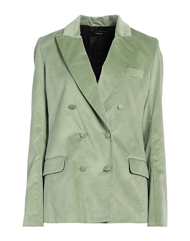 AMIRI Blazer Light green 54% Cotton, 35% Modal, 8% Polyester, 3% Polyurethane