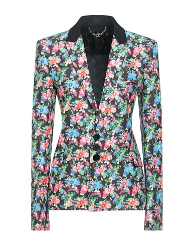 RABANNE Blazer Black 58% Cotton, 42% Viscose, Wool