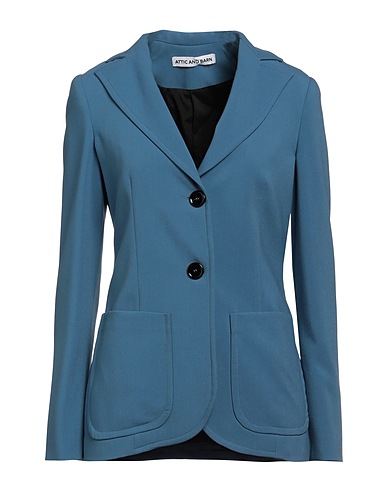 ATTIC AND BARN Blazer Pastel blue 62% Polyester, 32% Viscose, 6% Elastane