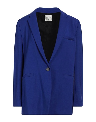 FORTE_FORTE Blazer Blue 81% Viscose, 17% Virgin Wool, 2% Elastane