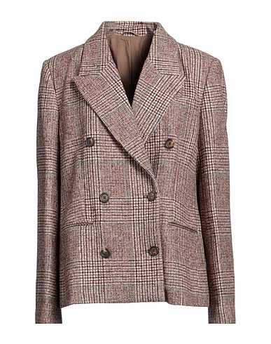 BRUNELLO CUCINELLI Blazer Brick 58% Wool, 33% Polyacrylic, 9% Polyamide