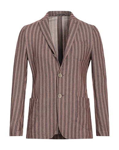 TAGLIATORE per EREDI CHIARINI Blazer Marrone 50% Cotone, 50% Poliestere