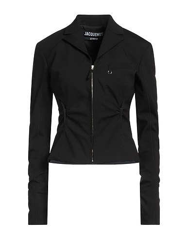 JACQUEMUS Blazer Black 98% Virgin Wool, 2% Elastane