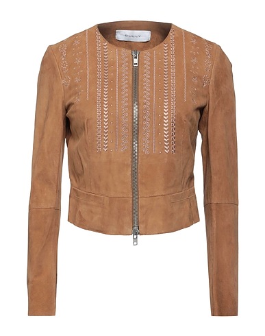 BULLY Blazer Khaki 100% Lambskin