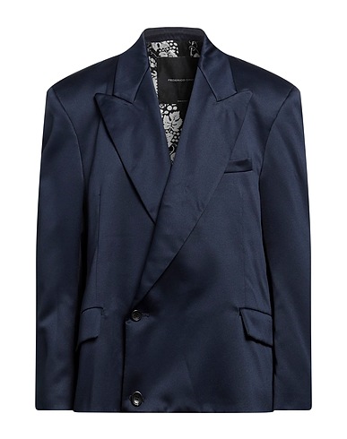FEDERICO CINA Blazer Midnight blue 100% Polyester