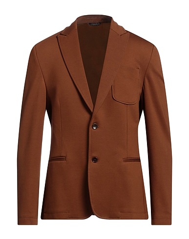 DANIELE ALESSANDRINI HOMME Blazer COUTURE PARIS Marrone 65% Viscosa, 30% Poliammide, 5% Elastan
