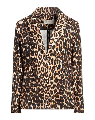 JUCCA Blazer Camel 52% Viscose, 43% Polyamide, 5% Elastane
