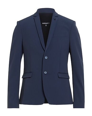 PATRIZIA PEPE Blazer Navy blue 89% Polyester, 11% Elastane