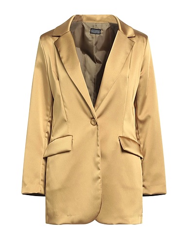 MUCH MONEY Blazer Mustard 96% Polyester, 4% Elastane