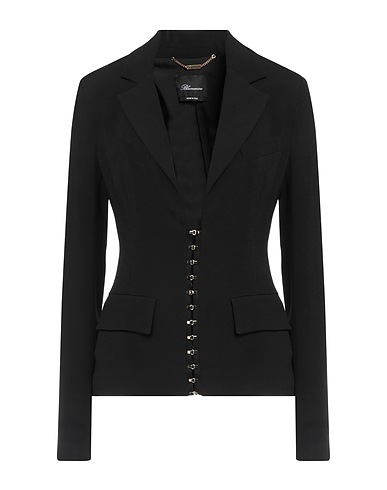 BLUMARINE Blazer Black 53% Viscose, 44% Acetate, 3% Elastane