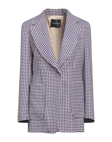 ERIKA CAVALLINI Blazer Purple 70% Polyester, 30% Viscose