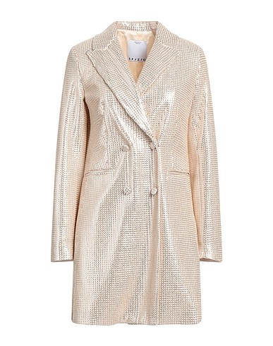 SFIZIO STUDIO Double breasted pea coat Platinum 100% Polyester