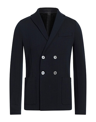 HARRIS WHARF LONDON Blazer Midnight blue 100% Cotton