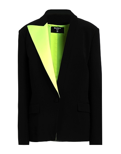 BALMAIN Blazer Black 100% Viscose, Polyester