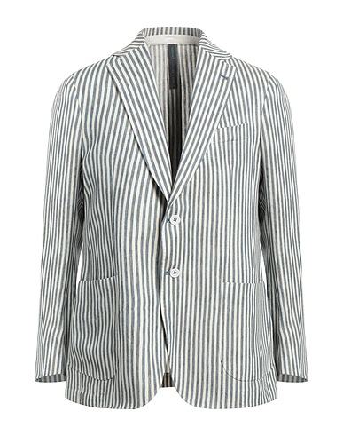 TOMBOLINI Blazer Navy blue 100% Linen