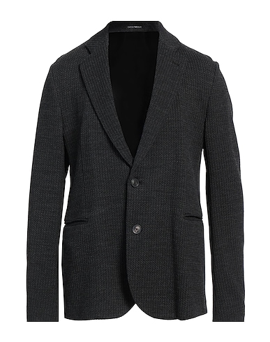 EMPORIO ARMANI テーラードジャケット ANTRACITE アクリル 26% / バージンウール 25% / レーヨン 24% / ナイロン 21% / ポリウレタン 4%