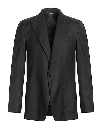 DOLCE&GABBANA Blazer Black 65% Wool, 35% Silk
