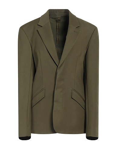 DION LEE Blazer Military green 67% Cotton, 29% Polyester, 4% Elastane