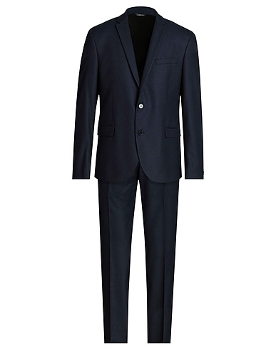 MANUEL RITZ Suits Midnight blue 65% Polyester, 32% Viscose, 3% Elastane