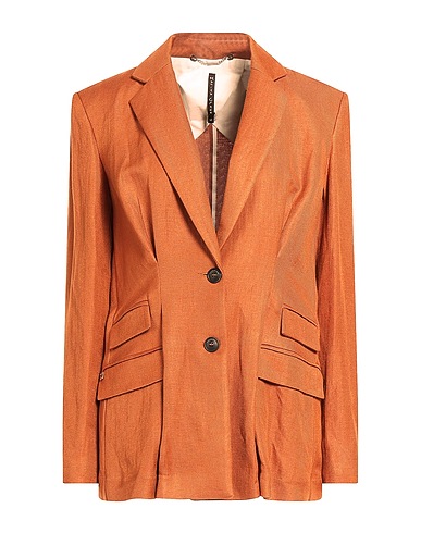 MANILA GRACE Blazer RUGGINE 57% Lino, 43% Viscosa