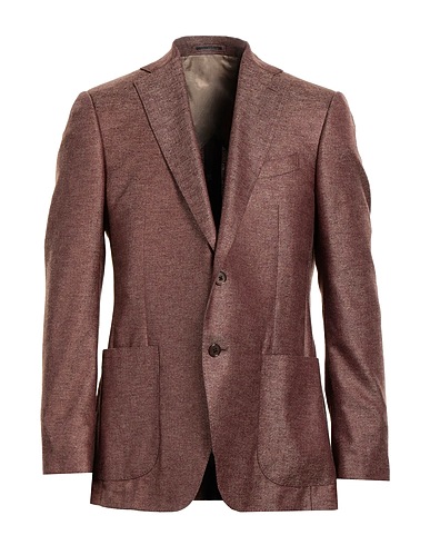 LARDINI Blazer Brick 58% Silk, 42% Wool