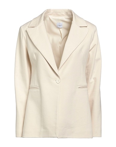 ELEONORA STASI Blazer Cream 73% Viscose, 22% Nylon, 5% Elastane