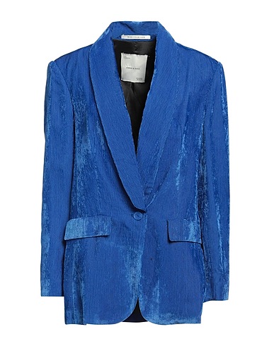EMMA & GAIA Blazer Bright blue 100% Viscose