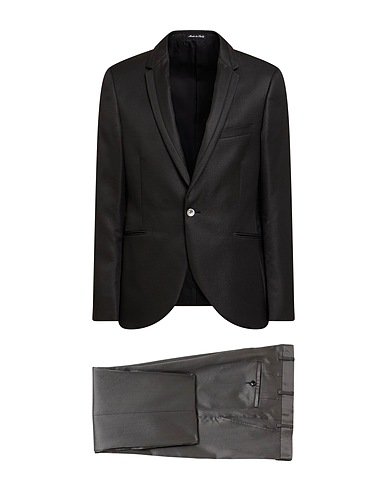 PAL ZILERI CERIMONIA Suits Black 50% Vinylal, 41% Wool, 9% Polyester
