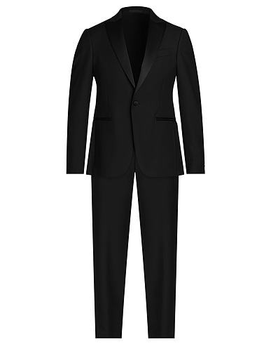 PAL ZILERI CERIMONIA Suits Black 100% Wool, Polyester
