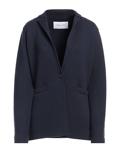 FABIANA FILIPPI Blazer Midnight blue 100% Virgin Wool