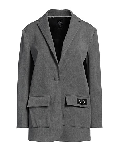 ARMANI EXCHANGE テーラードジャケット グレー ポリエステル 62% / レーヨン 34% / ポリウレタン 4%