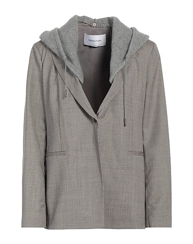 FABIANA FILIPPI Blazer Grey 100% Virgin Wool