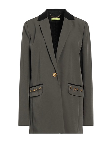 VERSACE JEANS Blazer Lead 90% Polyester, 10% Elastane, Cotton