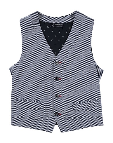 JECKERSON Panciotto Blu navy 100% Cotone