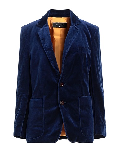 DSQUARED2 Blazer Blue 96% Cotton, 4% Metallic fiber