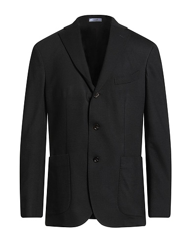 BOGLIOLI Blazer Nero 100% Lana Vergine