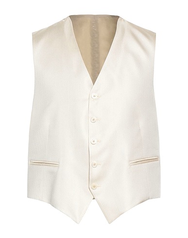 PRELUDIO by A.N. Waistcoat Cream 65% Viscose, 35% Acetate